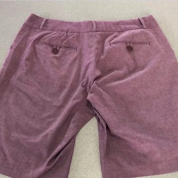 PETER MILLAR Woman's Golf Bermuda Shorts Cotton Classic Maroon - Picture 4 of 6